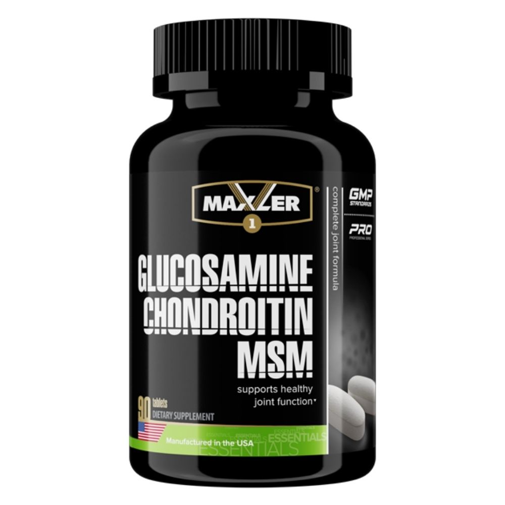 Средство для сустава и связок Maxler Glucosamine & Chondroitin & MSM 90 tabs