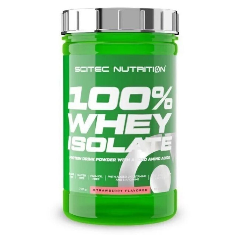 Протеин Scitec Nutrition 100% Whey Isolate 700 g Клубника